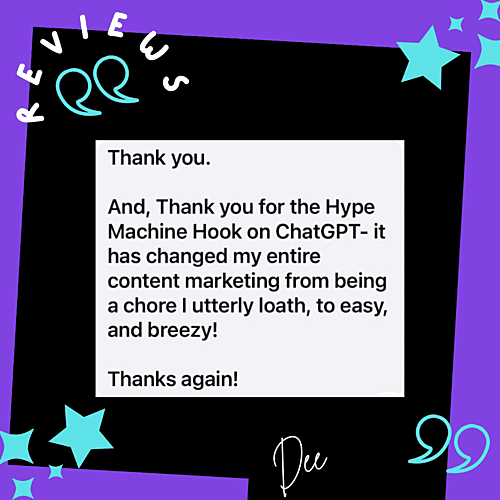 A2D Hype Machine Hook ChatGPT Social Manager